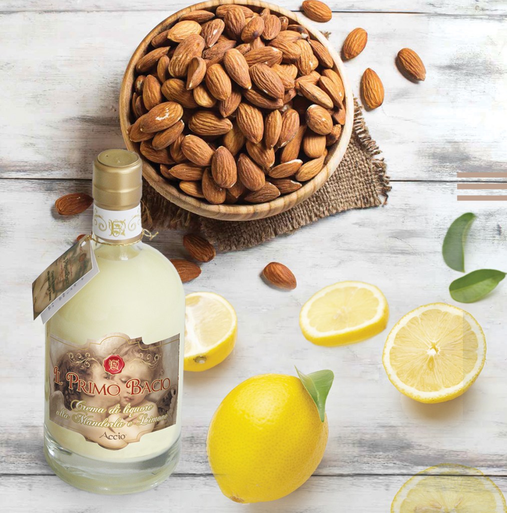 PRIMO BACIO - crema di liquore alla mandorla e limone